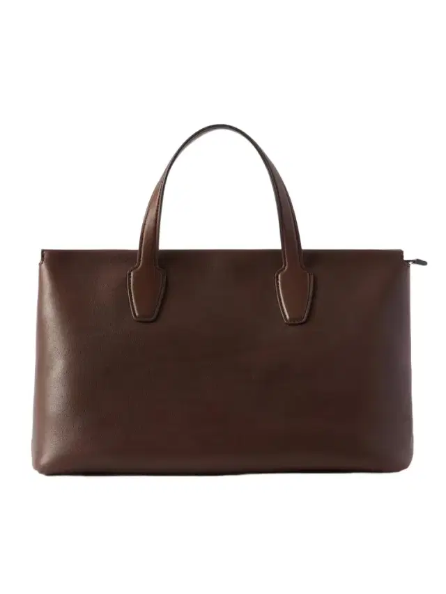 Marcel Textured-leather Tote Bag
