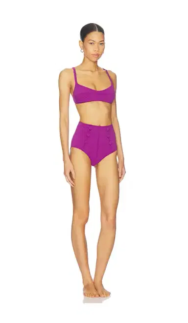 Lisa Marie Fernandez Balconette High Waist Bikini Set | Thumbnail 2 Lisa Marie Fernandez Balconette High Waist Bikini Set | Thumbnail 2