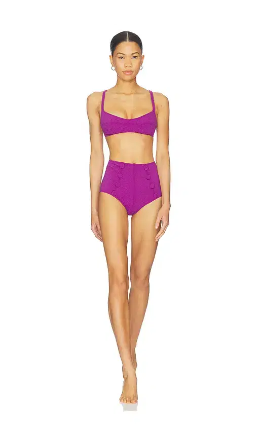 Balconette High Waist Bikini Set
