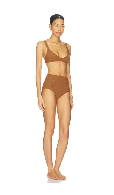 Lisa Marie Fernandez Magdalena High Waist Bikini Set | Thumbnail 2