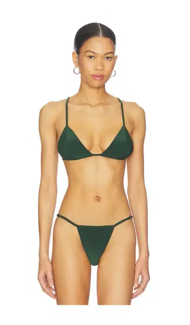 Norma Kamali No Tie Triangle Bikini Top | Thumbnail 1 Norma Kamali No Tie Triangle Bikini Top | Thumbnail 1