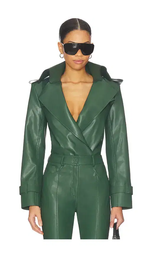 Double Breasted Trench Bodysuit