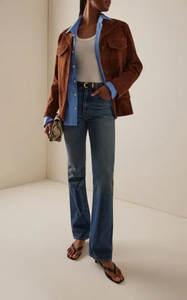 SLVRLAKE Jade Rigid High-Rise Slim Bootcut Jeans | Thumbnail 2 SLVRLAKE Jade Rigid High-Rise Slim Bootcut Jeans | Thumbnail 2