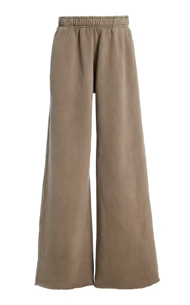 Cotton Wide Sweatpants