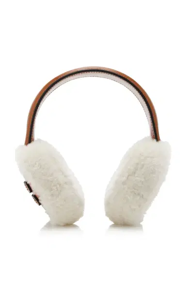 Miu Miu Shearling Earmuffs | Thumbnail 1