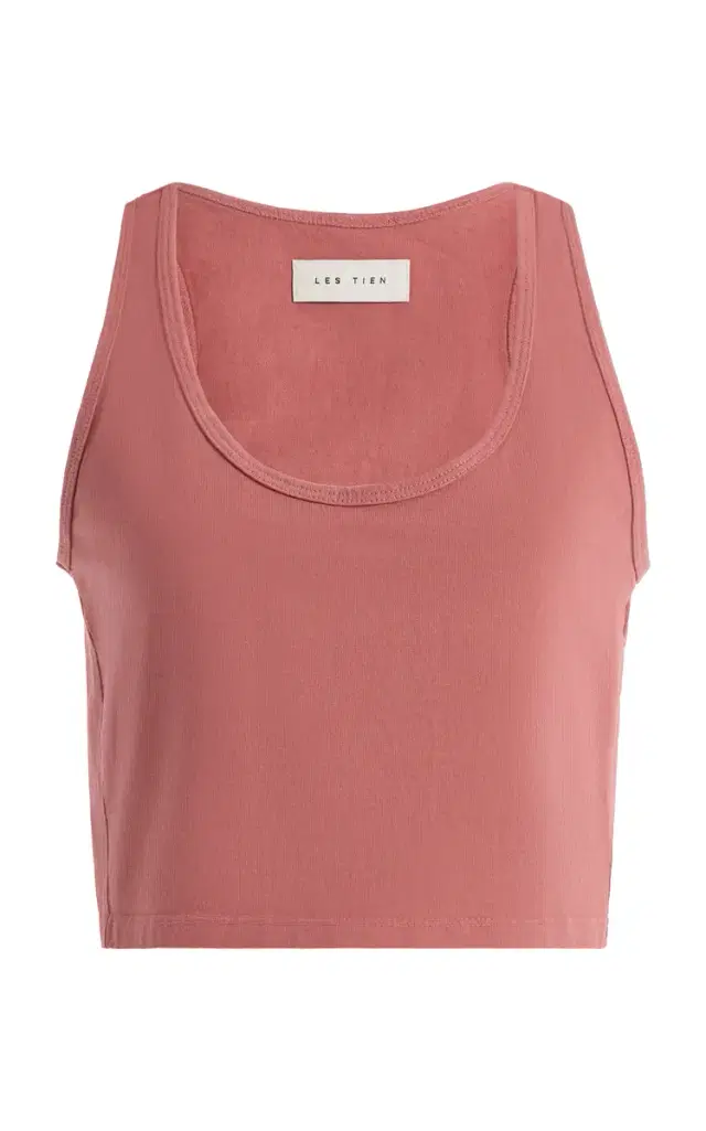 Kerry Cropped Cotton Tank Top