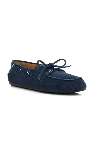 Miu Miu Suede Boat Shoes | Thumbnail 4