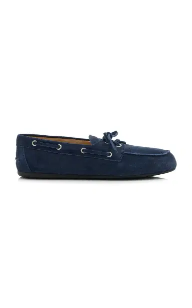 Miu Miu Suede Boat Shoes | Thumbnail 6