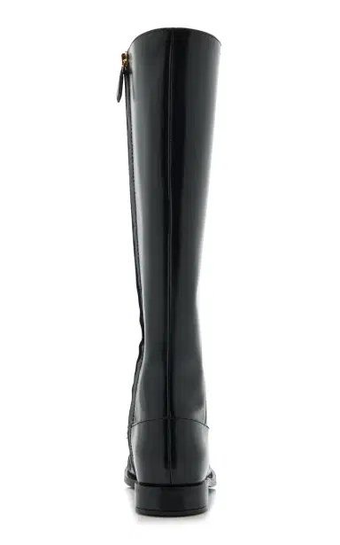 Prada Leather Knee Boots | Thumbnail 5