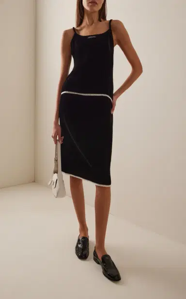 Prada Velvet Midi Skirt | Thumbnail 2 Prada Velvet Midi Skirt | Thumbnail 2