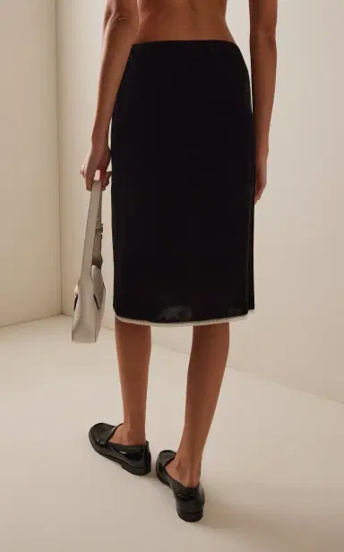 Prada Velvet Midi Skirt | Thumbnail 4 Prada Velvet Midi Skirt | Thumbnail 4