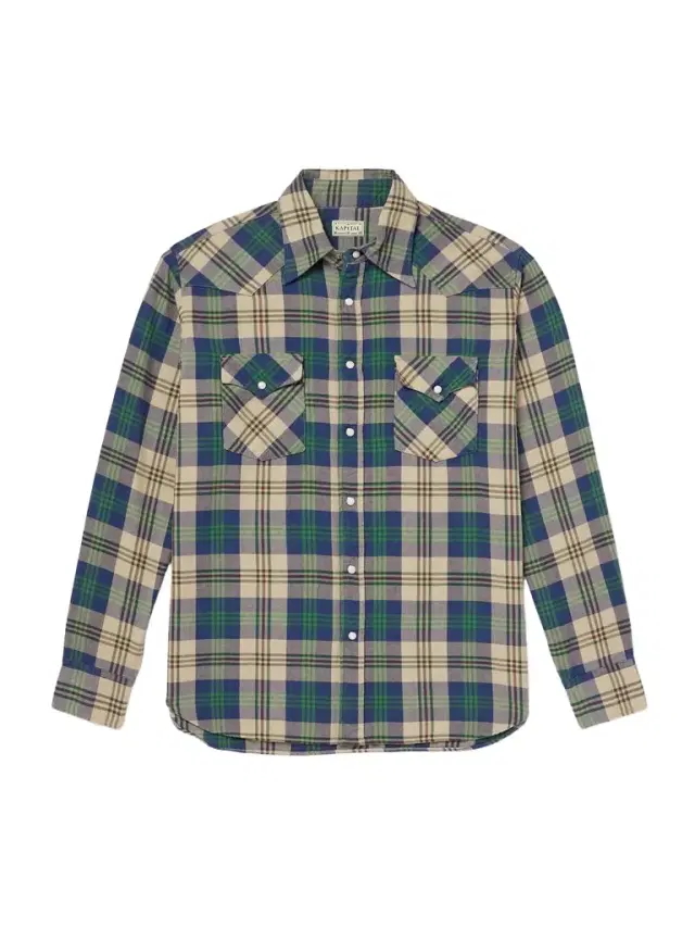 KAPITAL Columbia Checked Cotton-Flannel Western Shirt - Men