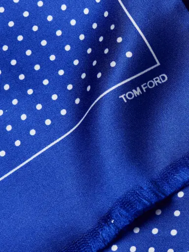 Tom Ford Polka-Dot Silk-Satin Scarf - Men | Thumbnail 3 Tom Ford Polka-Dot Silk-Satin Scarf - Men | Thumbnail 3