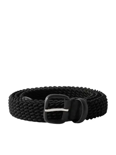 Charvet 2.7cm Leather-Trimmed Woven Cord Belt - Men | Thumbnail 1 Charvet 2.7cm Leather-Trimmed Woven Cord Belt - Men | Thumbnail 1