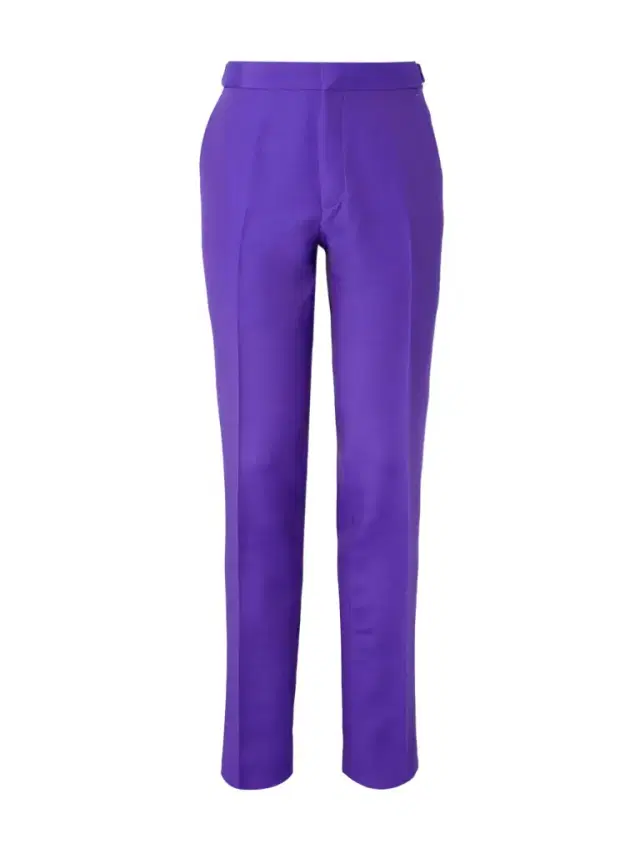 Slim-Fit Wool and Silk-Blend Suit Trousers - Men