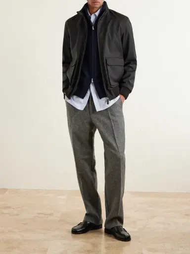 HERNO Storm System® Wool Bomber Jacket - Men | Thumbnail 2 HERNO Storm System® Wool Bomber Jacket - Men | Thumbnail 2
