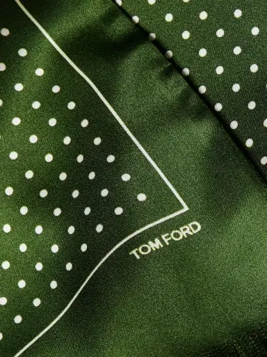 Tom Ford Polka-Dot Silk-Satin Scarf - Men | Thumbnail 3