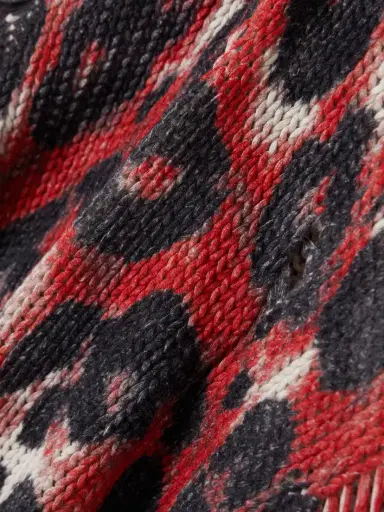 R13 Distressed Leopard-print Cotton Sweater | Thumbnail 4 R13 Distressed Leopard-print Cotton Sweater | Thumbnail 4