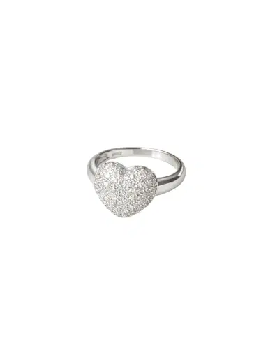 Wish Fine Jewelry 1.00ct Heart Shape Diamond 18K Gold Ring | Thumbnail 2 Wish Fine Jewelry 1.00ct Heart Shape Diamond 18K Gold Ring | Thumbnail 2