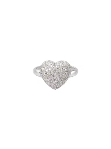 Wish Fine Jewelry 1.00ct Heart Shape Diamond 18K Gold Ring | Thumbnail 1 Wish Fine Jewelry 1.00ct Heart Shape Diamond 18K Gold Ring | Thumbnail 1