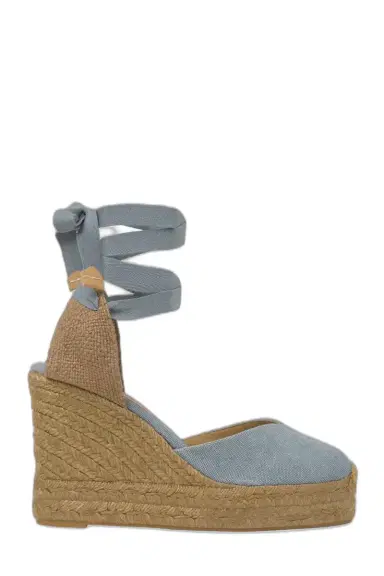Castañer Chiara Wedge Sandal - Aqua | Thumbnail 1