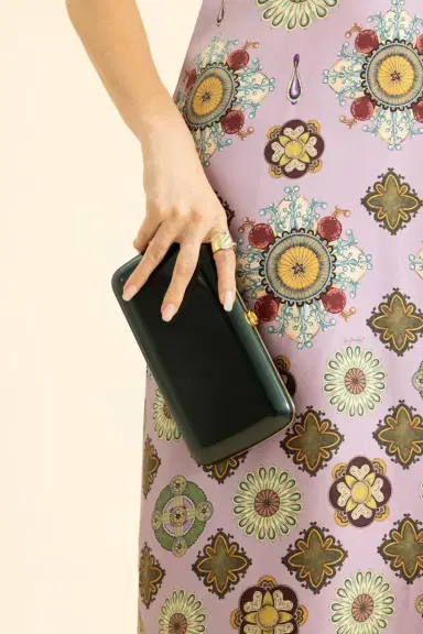 JEFFREY LEVINSON Finley Clutch - British Racing Green | Thumbnail 2 JEFFREY LEVINSON Finley Clutch - British Racing Green | Thumbnail 2