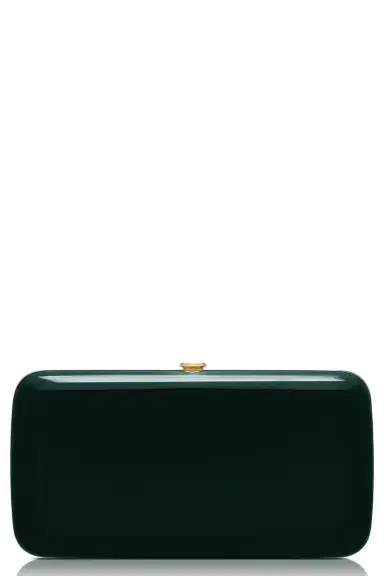 JEFFREY LEVINSON Finley Clutch - British Racing Green | Thumbnail 1 JEFFREY LEVINSON Finley Clutch - British Racing Green | Thumbnail 1