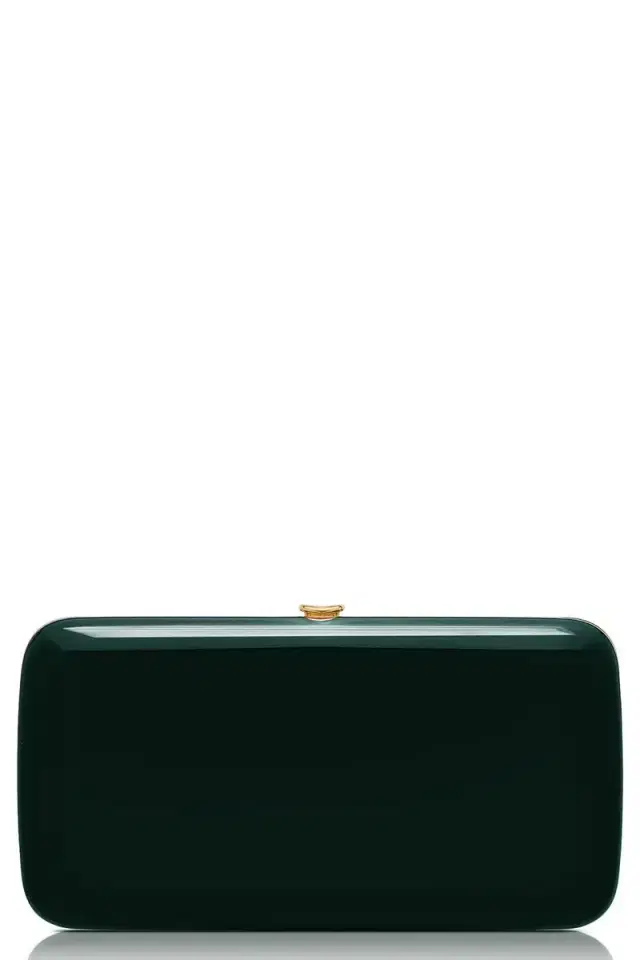 JEFFREY LEVINSON Finley Clutch - British Racing Green