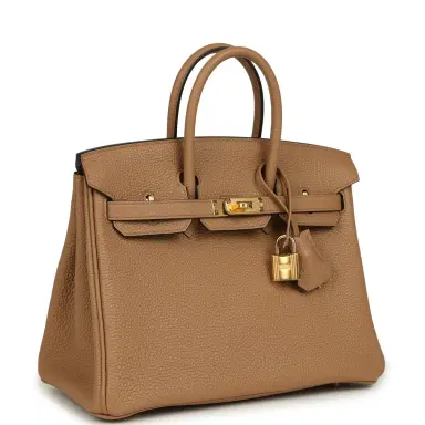 HERMÈS Hermes Birkin 25 Chai Togo Gold Hardware | Thumbnail 2 HERMÈS Hermes Birkin 25 Chai Togo Gold Hardware | Thumbnail 2