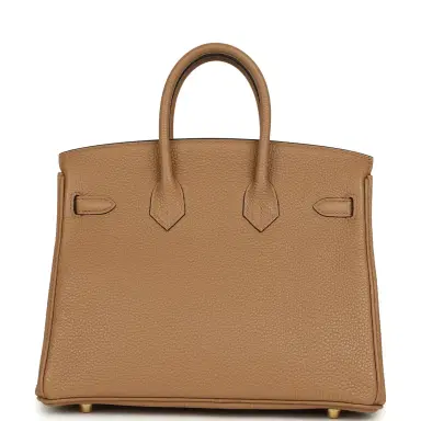 HERMÈS Hermes Birkin 25 Chai Togo Gold Hardware | Thumbnail 4 HERMÈS Hermes Birkin 25 Chai Togo Gold Hardware | Thumbnail 4