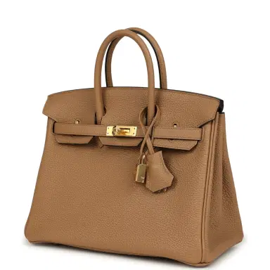 HERMÈS Hermes Birkin 25 Chai Togo Gold Hardware | Thumbnail 5 HERMÈS Hermes Birkin 25 Chai Togo Gold Hardware | Thumbnail 5
