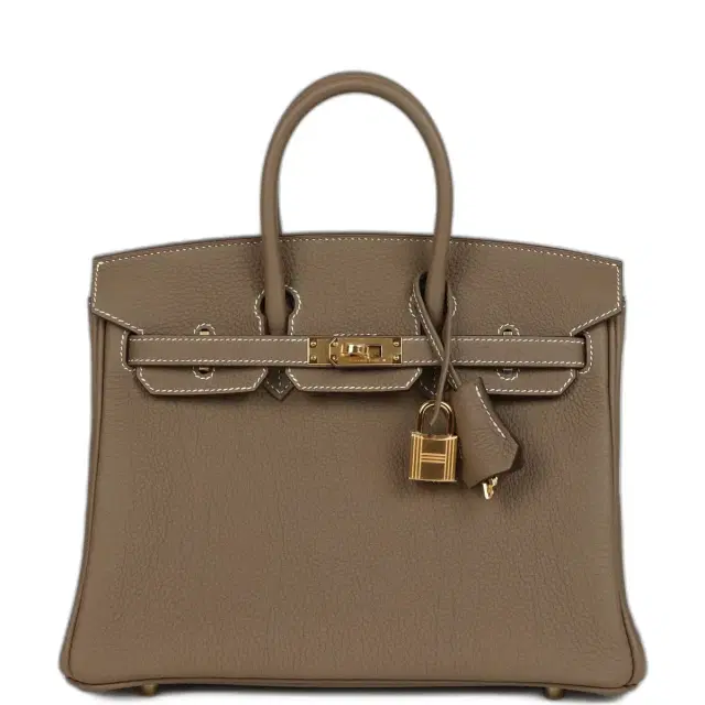 Hermes Birkin 25 Etoupe Togo Gold Hardware