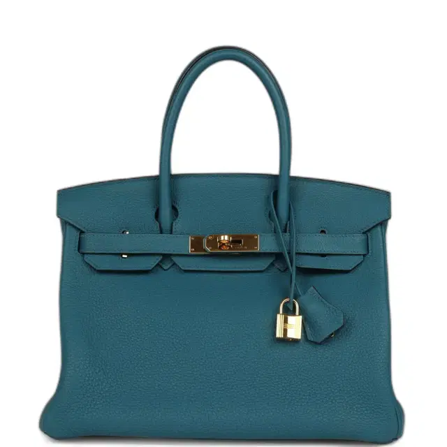 hermes Pre-owned Hermes Birkin 30 Cobalt Togo Gold Hardware