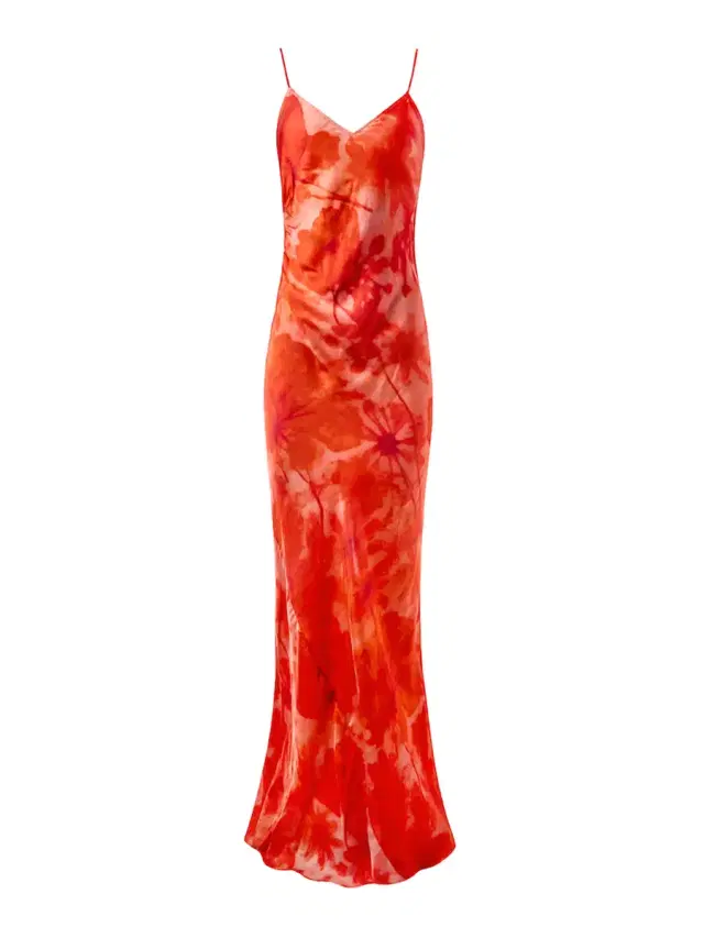 Satin Ruched Gown