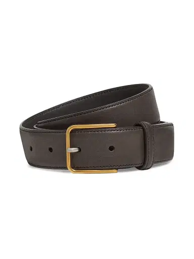Zegna Men's Leather Belt | Thumbnail 1