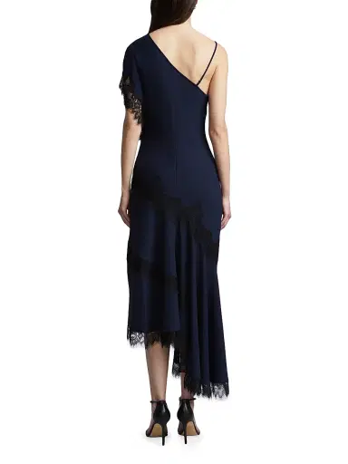 BCBGMAXAZRIA Women's Calla Asymmetric Slip Midi-Dress - Dark Sapphire - Size 0 | Thumbnail 4 BCBGMAXAZRIA Women's Calla Asymmetric Slip Midi-Dress - Dark Sapphire - Size 0 | Thumbnail 4