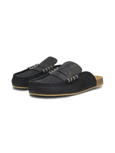 JW Anderson Men's Stitch Waxed Suede Loafers - Black - Size 13 | Thumbnail 2 JW Anderson Men's Stitch Waxed Suede Loafers - Black - Size 13 | Thumbnail 2