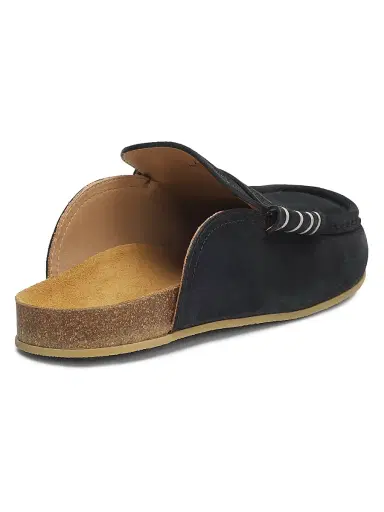 JW Anderson Men's Stitch Waxed Suede Loafers - Black - Size 13 | Thumbnail 3 JW Anderson Men's Stitch Waxed Suede Loafers - Black - Size 13 | Thumbnail 3