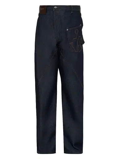 JW Anderson Men's Twisted Workwear Jeans - Indigo - Size 36 | Thumbnail 1 JW Anderson Men's Twisted Workwear Jeans - Indigo - Size 36 | Thumbnail 1