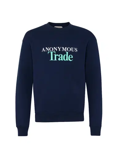 JW Anderson Men's Anonymous Trade Cotton Sweatshirt | Thumbnail 1 JW Anderson Men's Anonymous Trade Cotton Sweatshirt | Thumbnail 1