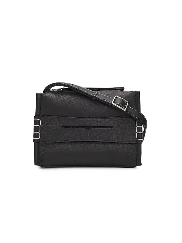 JW Anderson Men's  Loafer Messenger Bag - Black