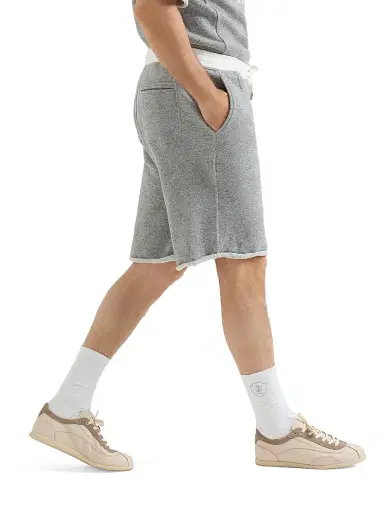 Brunello Cucinelli Men's Cotton and Linen Mélange French Terry Bermuda Shorts - Grey - Size XS | Thumbnail 3