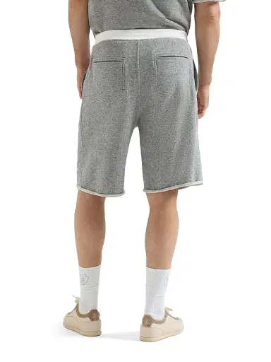 Brunello Cucinelli Men's Cotton and Linen Mélange French Terry Bermuda Shorts - Grey - Size XS | Thumbnail 4