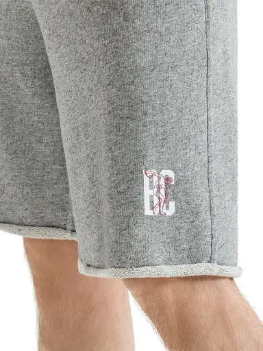 Brunello Cucinelli Men's Cotton and Linen Mélange French Terry Bermuda Shorts - Grey - Size XS | Thumbnail 5