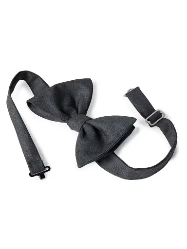 Brunello Cucinelli Men's Virgin Wool and Silk Twill Bow Tie | Thumbnail 3 Brunello Cucinelli Men's Virgin Wool and Silk Twill Bow Tie | Thumbnail 3