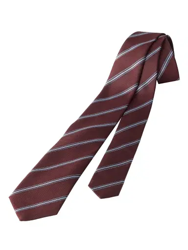 Prada Men's Silk Tie - Dark Red | Thumbnail 2