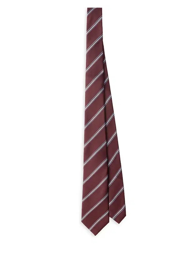 Men's Silk Tie - Dark Red