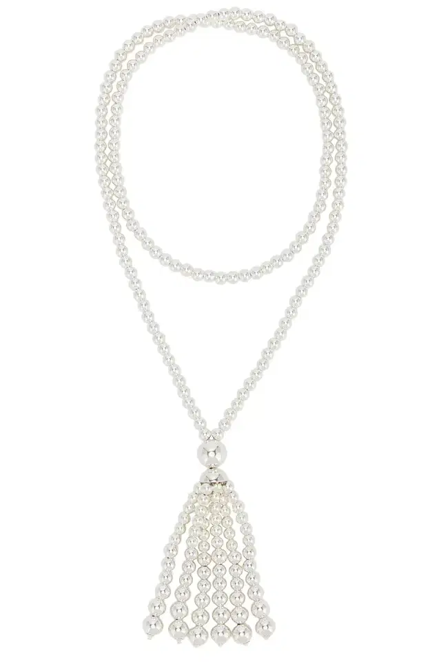 Beaufille Sterling Silver Tassel Necklace
