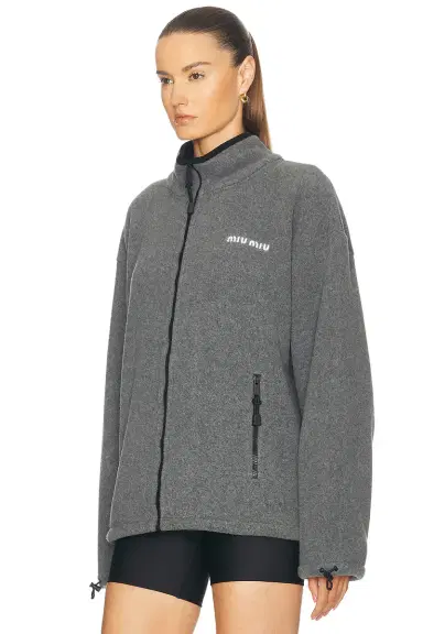 Miu Miu Zip Up Jacket | Thumbnail 3