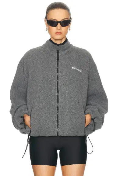 Miu Miu Zip Up Jacket | Thumbnail 1